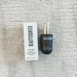 beautycounter Counter+ Overnight Resurfacing Peel - Black and White Packaging